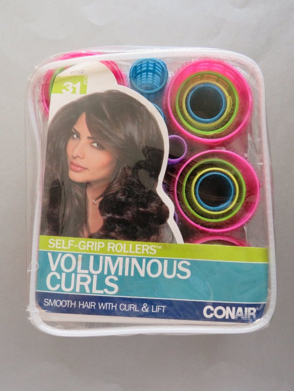 Conair Self-Grip Voluminous Curls Rollers Assorted 31 Count New Sealed